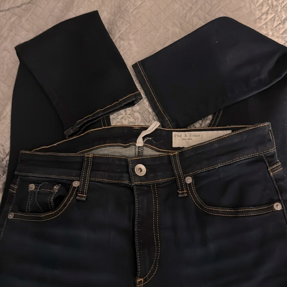NWOT Rag & Bone Cate Mid Rise Ankle Skinny Women's Blue Jeans Size 29 - Picture 13 of 14